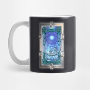 Concentric Blue Mug